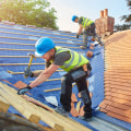 What is done when replacing a roof?