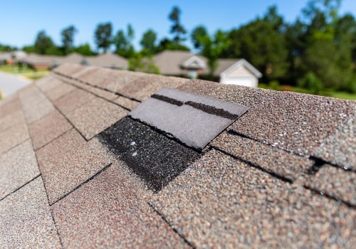 How do you replace a missing shingle?